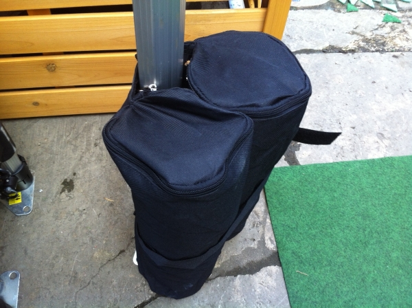 So werden die Gewichte für Faltzelte gemacht: