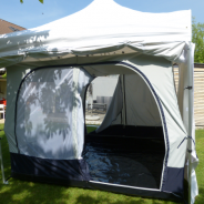 Camping mit dem 3x3m Faltzelt?